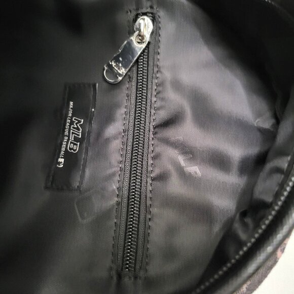 Share MLB Korea New York Yankees Monogram Jacquard Mini Backpack Black/Pink